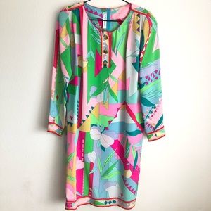 Vintage Leonard Paris Silk Dress